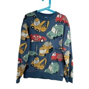H&M Crewneck Cars and Trucks Sweatshirt Size 10